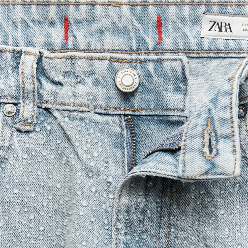 Shimmery High Waist boyfriend Jeans